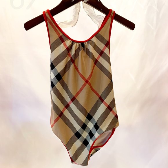 Burberry Other - Burberry Nova Check One-Piece Swimsuit - Size 8